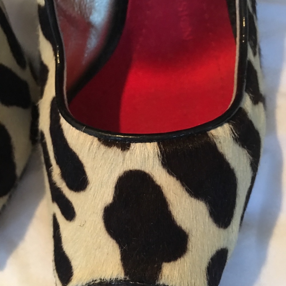 Giuseppe Zanotti calf hair leopard print heels - Picture 2 of 6